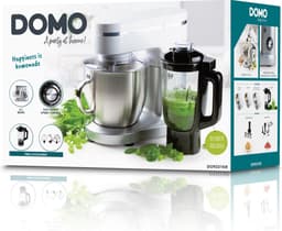 DOMO DO9231KR - Keukenmachine - 1200W - 6L - Incl. blender - Wit/Zilver — thumbnail 4
