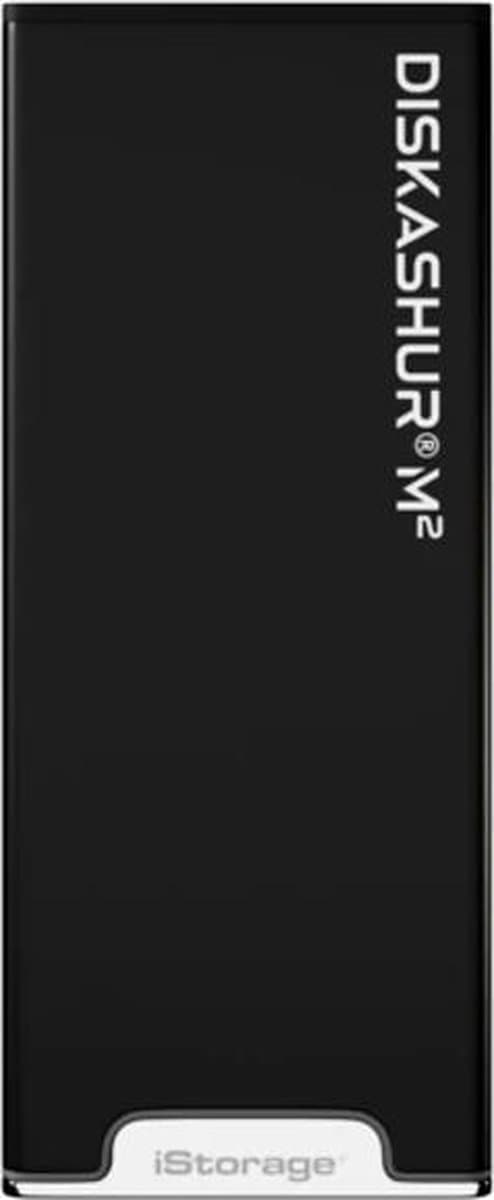 iStorage diskAshur M2 - externe harde schijf - M2 SSD - 240 GB - USB - 256-bit - Zwart — afbeelding 1