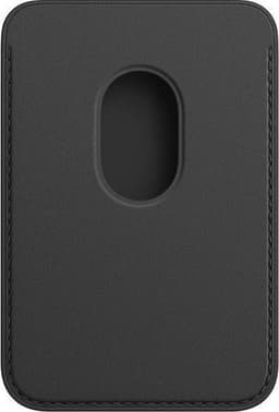 Wallet Zwart - Kaarthouder - Pasjeshouder - geschikt voor Apple iPhone 12/13 / Pro/ Mini en Apple magnetische ring & oplaadfunctie - 2 pasjes — thumbnail 2
