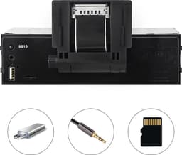 Boscer 1Din Autoradio - Apple Carplay & Android Auto - 9' HD verstelbaar scherm - USB, Aux, Bluetooth - Achteruitrijcamera — thumbnail 4