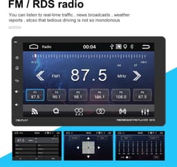 Boscer 1Din Autoradio - Apple Carplay & Android Auto - 9' HD verstelbaar scherm - USB, Aux, Bluetooth - Achteruitrijcamera — thumbnail 2