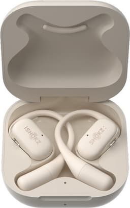 Shokz OpenFit - Open-Ear - Sporthoofdtelefoon - Beige — thumbnail 2