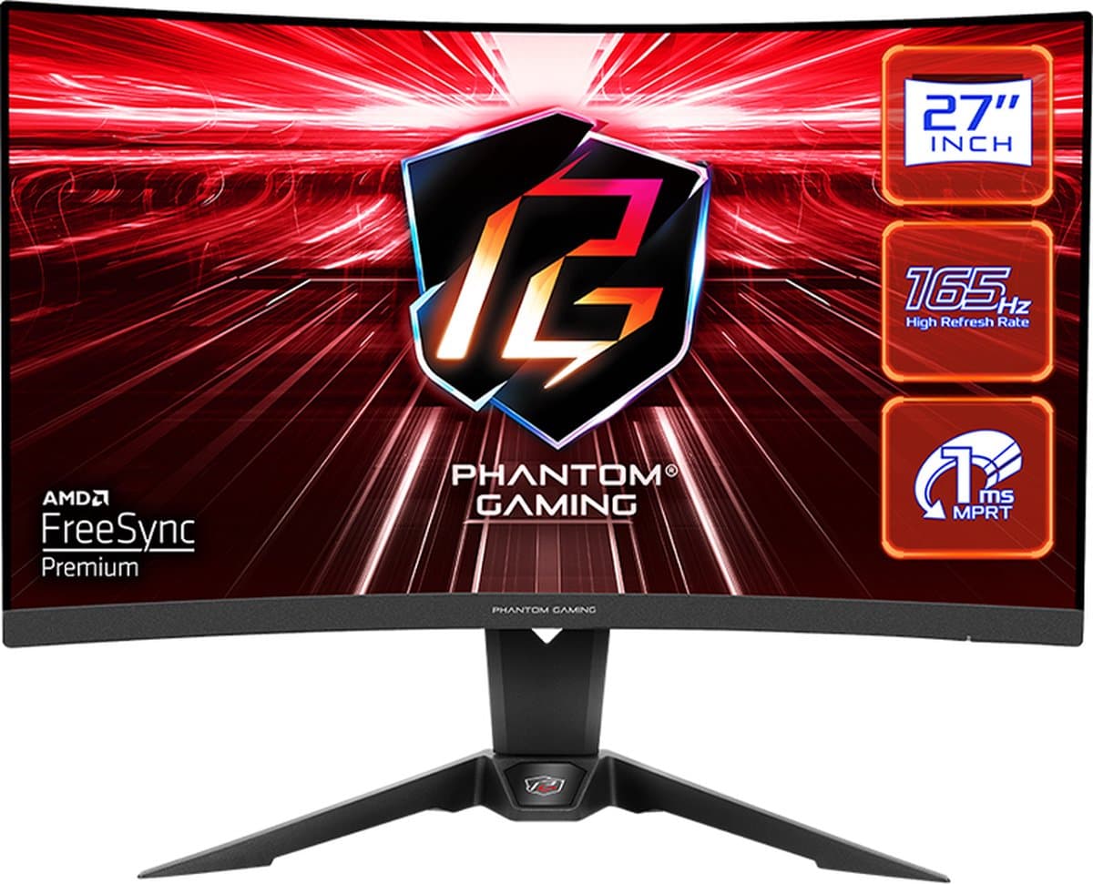 Asrock PG27Q15R2A - Wide Quad HD VA 165Hz Gaming monitor - 27 Inch — afbeelding 1