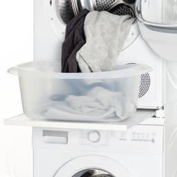 Scanpart tussenstuk voor wasmachine en droger met werkblad - Ideaal voor zwaardere warmtepompdrogers - Geschikt voor AEG Bosch LG Miele Samsung Siemens Zanussi Whirlpool - Stapelkit - Universeel — thumbnail 5