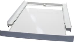 Scanpart tussenstuk voor wasmachine en droger met werkblad inclusief spanband - Ideaal voor zwaardere warmtepompdrogers - Geschikt voor AEG Bosch LG Miele Samsung Siemens Zanussi Whirlpool - Stapelkit - Universeel — thumbnail 5
