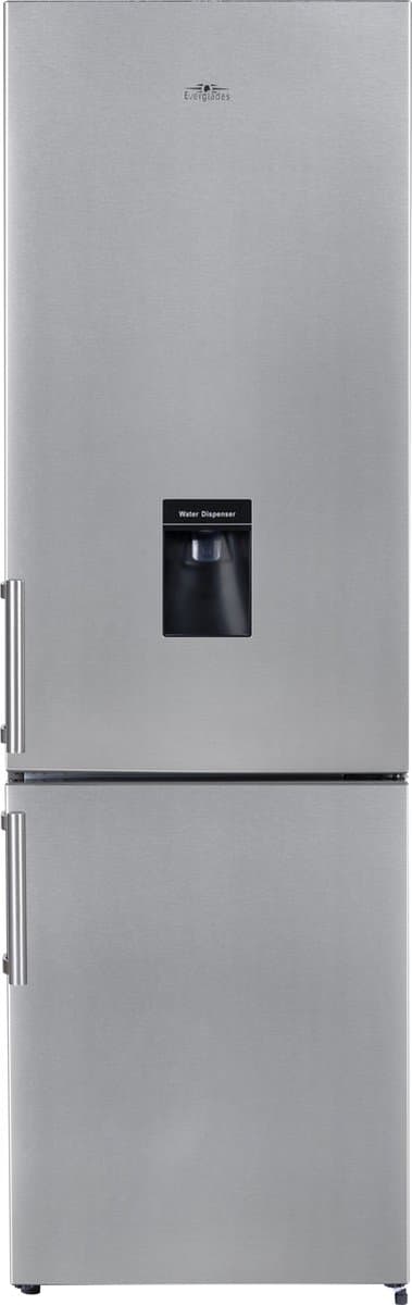 Everglades EVUD4048 - Koel- Vriescombinatie Inox Look - E Klasse - 268 Liter - 5 Jaar Garantie — afbeelding 1