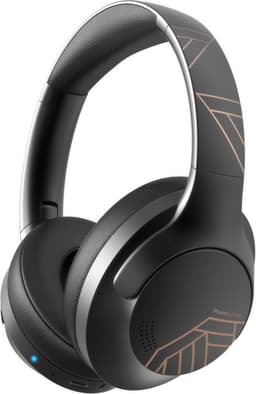 PowerLocus P3 - Bluetooth Koptelefoon – Draadloos – Over-ear – 50 uur batterijduur – Microfoon - Zwart/Goud — thumbnail 1