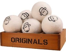 6 Drogerballen voor wasdrogers -Droger Ballen -Droogballen Wol Droogkast