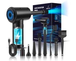 Krexs Air Duster – Perslucht - Stofreiniger - Compressed Air - Draadloos – Oplaadbaar - Auto Stofzuiger