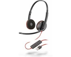 Plantronics Blackwire 3220 - Binaural Koptelefoon Zwart