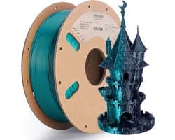 Eryone - Emerald Green + Black - PLA Filament - 1Kg 1,75mm - Voor 3D-printer en 3D-pen - Smaragdgroen + Zwart