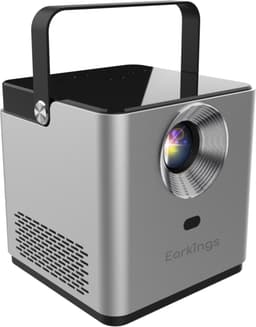 Earkings Beamer Projector 4K Support - Mini Beamer Projector met Android Apps - Draagbare Beamer - Grijs — thumbnail 1