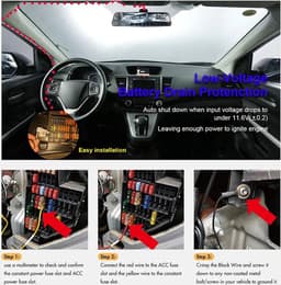 RedTiger Hardware Kit Multisize - Hardware Kit Dashcam voor auto - Parkeerbewaking - Accustroom - Constante Voeding - Dashcam Hardware Kit — thumbnail 4