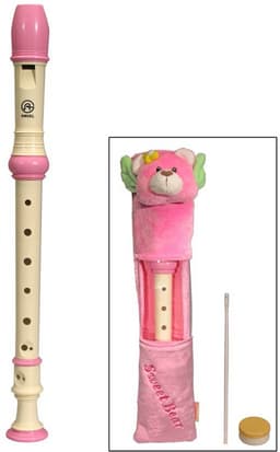 Sopraanblokfluit beer pink — thumbnail 1