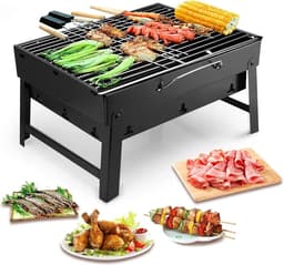 StayPowered BBQ - Draagbare Inklapbare Campingbarbecue - Draagbaar - Roestvrij - Geniet overal van de Perfecte Grillervaring! - Levering Sneller dan Aangegeven! — thumbnail 1
