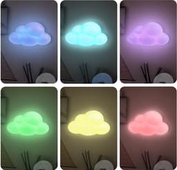 Bigben Lumin’us - Draadloze speaker en Kinderlamp - Wolk - Bluetooth — thumbnail 6