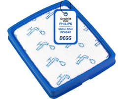 DEGG® - Filter geschikt voor Philips - FC6042 - Power pro expert series - Alternatief voor het origineel FC6042/01 en FC8003/01 - Wasbaar - Duurzaam - Premium Kwaliteit