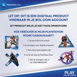 25 euro PlayStation Store tegoed - PlayStation Kaart (NL) — thumbnail 2