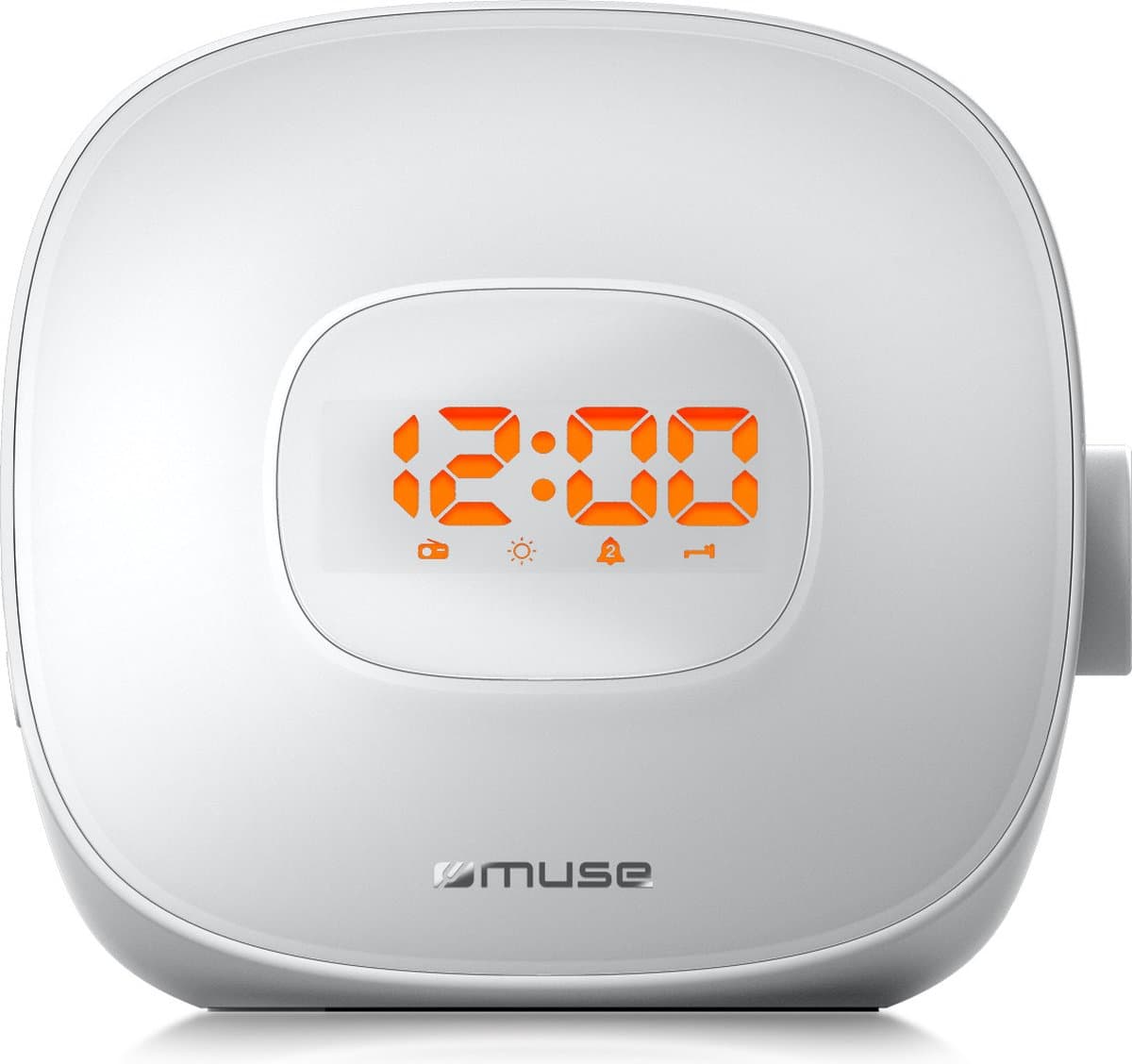 Muse ML-198CR - Wekkerradio met wake-up lamp en natuurgeluiden — afbeelding 1