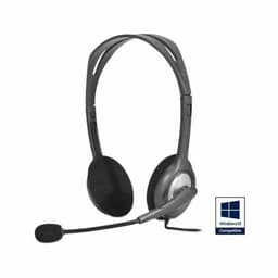 Logitech H110 headset - Dubbele 3,5MM aansluiting - Grijs — thumbnail 2