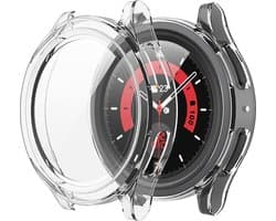 Screen protector case voor Samsung Galaxy Watch 5 Pro - 45mm - Transparant