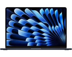 Apple Macbook Air (2023) MQKW3N/A - CTO - 15 inch - M2 - 256 GB - Middernacht