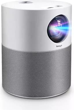 Belesy® Beamer Projector M35 - Mini Beamer - Wit – Full HD Support – Wifi – Android 9.0 – 4.000 Lumen – Contrast 10.000:1 – Beamers - Projectie 30 tot 200 inch - Cadeau - WK 2022 - Moederdag — thumbnail 1