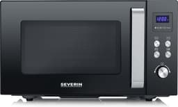Severin MW 7763 Magnetron met Grill – Glazen Bodem zonder Draaiplateau – 9 Programma’s - 25 Liter - Zwart — thumbnail 1