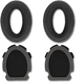 kwmobile 2x oorkussens geschikt voor Bose A20 Aviation Headset - Earpads voor koptelefoon in zwart — thumbnail 4