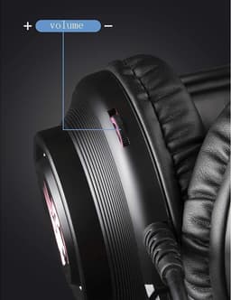 Computer Headset - Verstelbare Microfoon - Noise cancelling - Laptop - Geschikt voor: Playstation Gaming Koptelefoon Plug&Play USB Kabel - Zwart — thumbnail 5