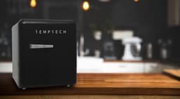 Temptech VINT450Black - retro mini koelkast - 45 liter — thumbnail 5