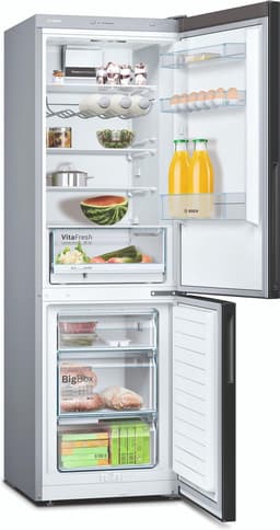 Bosch KGV36VBEAS - Serie 4 - Koelkast - Koel-vriescombinatie - VitaFresh: groente en fruit blijft langer vers in de speciale lade - Led verlichting -Zwart — thumbnail 7