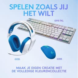 Logitech G335 - Bedrade Gaming Headset - PC, Playstation, Xbox, Switch - Wit — thumbnail 5