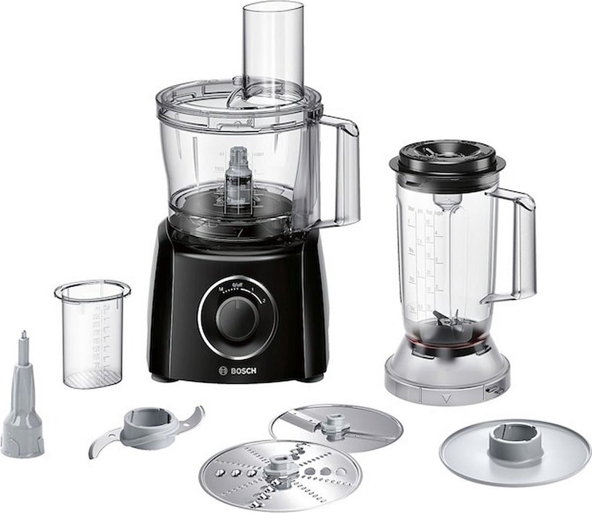 Bosch MCM3201B MultiTalent 3 - Foodprocessor - Zwart — afbeelding 1