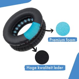 Oorkussens van Phreeze - Geschikt voor Bose QuietComfort 35 II - Vervangende Earpads met Reparatieset + Handleiding - Zacht Memory Foam — thumbnail 2
