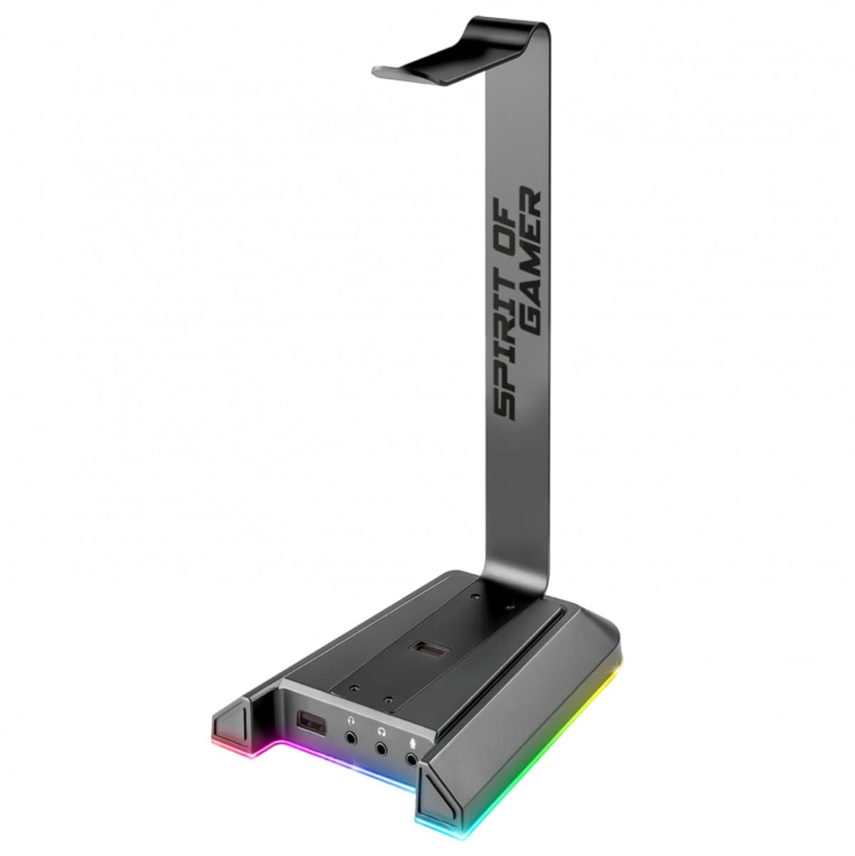 Spirit of Gamer Virtual Sentinel 7.1 Headset Standaard - Koptelefoon Houder - RGB Verlichting - USB Hub - 7.1 Virtueel Surround - Universele Aansluiting — afbeelding 1