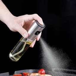 Premium Oliespray voor Airfryer!Oliespray/Oliespuitfles RVS & Glas – Herbruikbare Olie Spray – Fijne Verneveling voor Koken, BBQ, Salades, Bakken- Koken– Navulbare Oliedispenser 100ml – Lekvrij & Transparant, Verstuiver olie Keuken, Restaurant — thumbnail 6