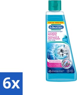 Dr.Beckmann - Wasmachinereiniger - Ocean Breeze - Anti-Kalk - 250 ml - Voordeelverpakking - 6 stuks — thumbnail 1