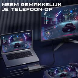 FIFINE V3 - Video Capture Card - Geschikt voor PS5 / Switch / PC / XBOX / MAC - HDMI 4K@30Hz - 1080p@60Hz Opname - USB 3.0 - Zwart — thumbnail 4