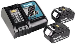 Makita DLM 382 RT2 accu grasmaaier 36 V ( 2x 18 V ) 38 cm 40 l + 2x accu 5.0 Ah + lader — thumbnail 3