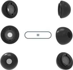 Foam eartips geschikt voor Samsung Galaxy Buds3 Pro Galaxy Buds3 Pro - 6× Medium - memory foam opzet oortjes - foamigo® — thumbnail 2