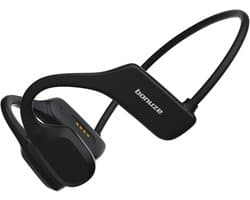 Bonuze Essential® - Bone Conduction Headphone - Open Ear Koptelefoon - IPX5 Waterbestendig - Sporthoofdtelefoon - Sport koptelefoon - Sport oordopjes - Draadloos - Geschikt voor elke laptop en smartphone - Zwart