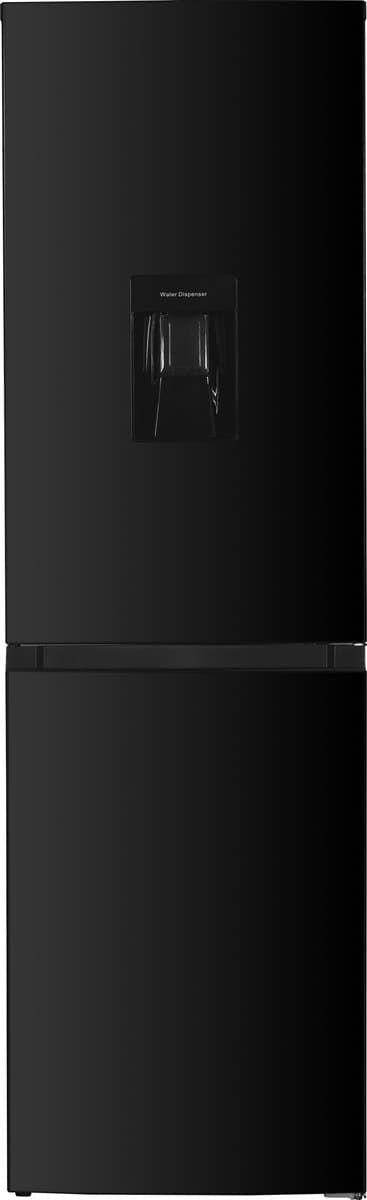 Exquisit KGC245-80-NF-W-040DB - Koel-vriescombinatie - Waterdispenser - 5 Jaar Garantie - 245 Liter - No-Frost - D label- Zwart — afbeelding 1