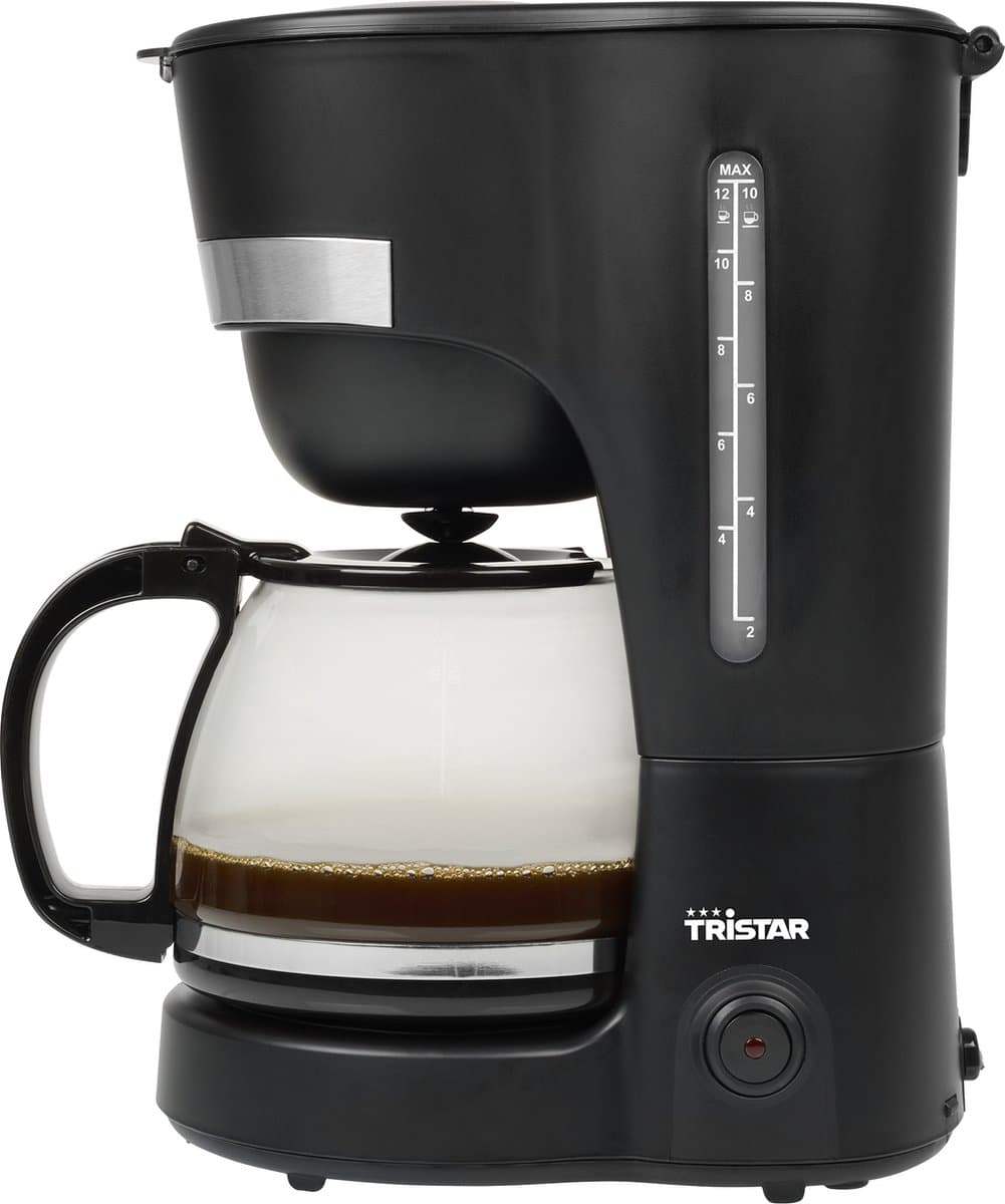 Tristar Koffiezetapparaat filterkoffie 750W - CM-1282 - 1,25L glazen kan - Non-Drip - Zwart — afbeelding 1