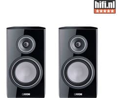 Canton Vento 30 – Passieve Boekenplank Luidspreker – Compacte Speakers – HiFi geluid – Pianolak Zwart (per paar – 2 stuks)