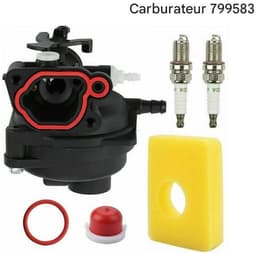 799583 Carburateur voor grasmaaier - Past op 593261, MTD, MURRAY M20300, 500E, 140CC - Robuust en nuttig motorvervangingsonderdeel — thumbnail 2