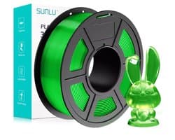 SUNLU PETG Groen transparant / Green 1kg - 1.75mm - 3D printer filament