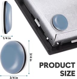 24 stuks - Keukenapparatuur schuifregelaars - Zelfklevende kleine keukenapparaatglijders - Gemakkelijk te verplaatsen en ruimtebesparend - Essentiële keukengadgets - Geschikt voor aanrechtbladen — thumbnail 6