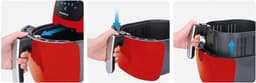 Klausberg KB-7571 - Heteluchtfriteuse - 1800W - 7,7L - Rood — thumbnail 5