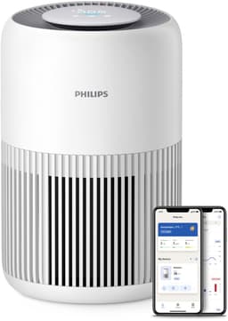 Philips PureProtect 900 Series - Luchtreiniger - CADR 250m3/u - Ruimtes tot 65m2 - 3 laags HEPA filtratie - Air+ App - Stille Reiniging - Compact - Wit - AC0950/10 — thumbnail 2